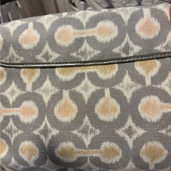Coach Gray and Pink Patterned Crossbody Bag - Picture 5 of 11